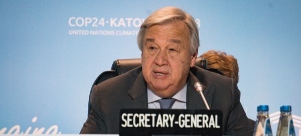 UN Secretary-General António Guterres: COP 24, necessario trovare un accordo per il clima