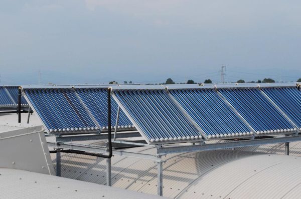 Impianto di Solar cooling realizzato presso la sede Kloben di Bovolone