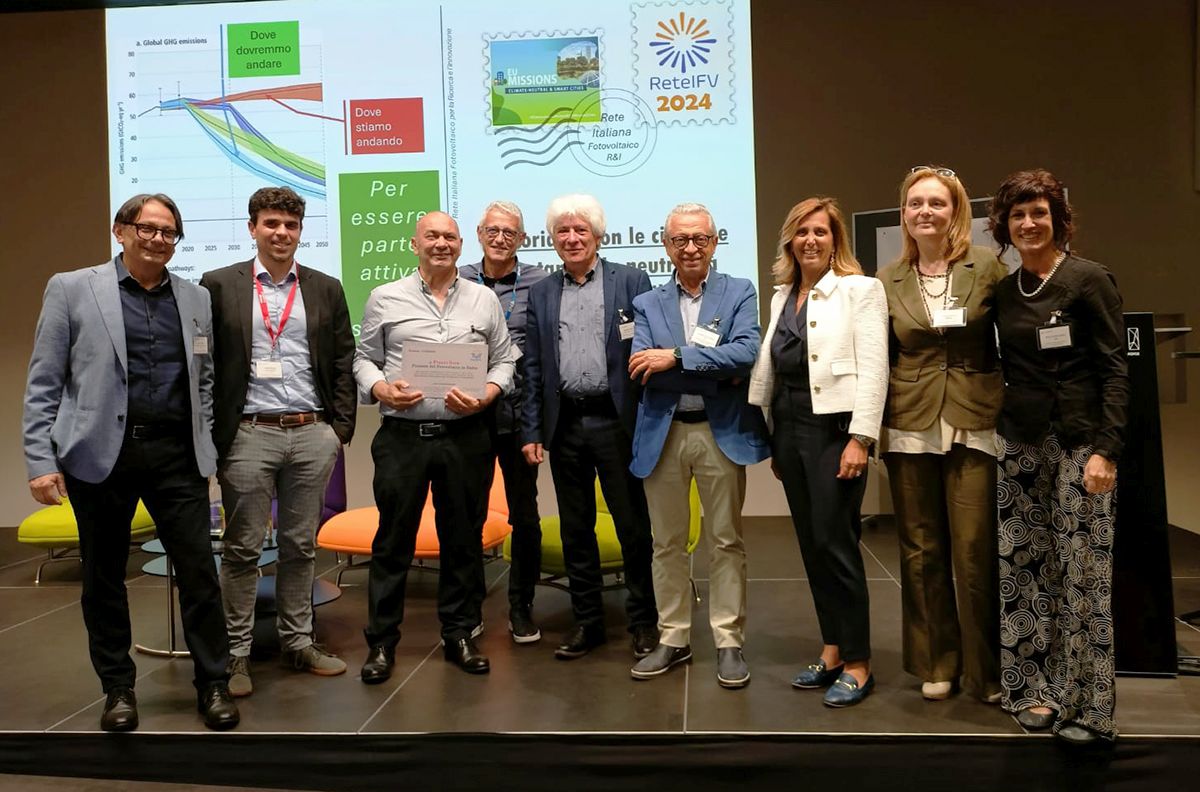 Uno momento della conferenza della Rete italiana del fotovoltaico di giugno 2024