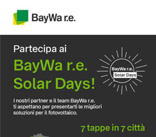 Partecipa ai BayWa r.e. Solar Days: 7 tappe in 7 città! 2